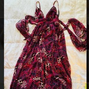 Moda International Chiffon Maxi Dress